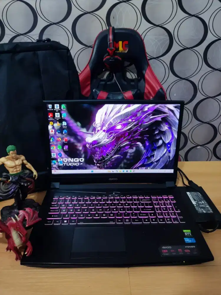 [RTX 3070] Laptop Gaming Design GEN 11  Axioo Mybook Pongo