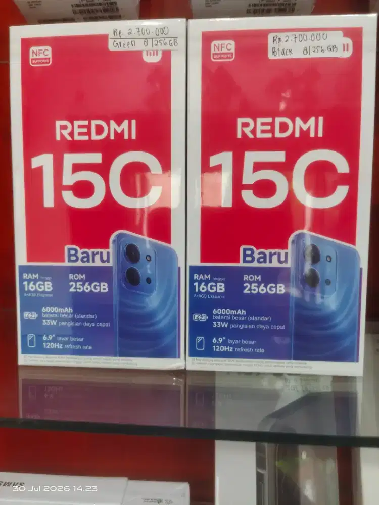Xiaomi Redmi 15C 8/256Gb (New) Garansi Resmi 15 Bulan