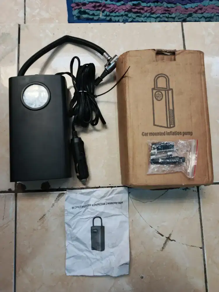 Pompa Ban Elektrik untuk Ban mobil/motor/sepeda/bola dlln 12v-10A/150w