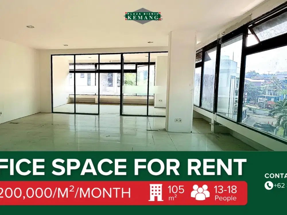 Strategic Office Space in Kemang | 30m from Antasari | Free Parking & 24/7 access