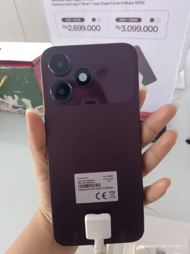 Oppo a6c 4/64gb dan 4/128gb