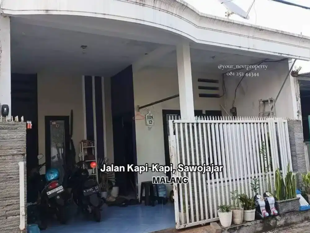 Rumah Lokasi Strategis Di Jalan Kapi-Kapi Perumahan Sawojajar Pakis Malang