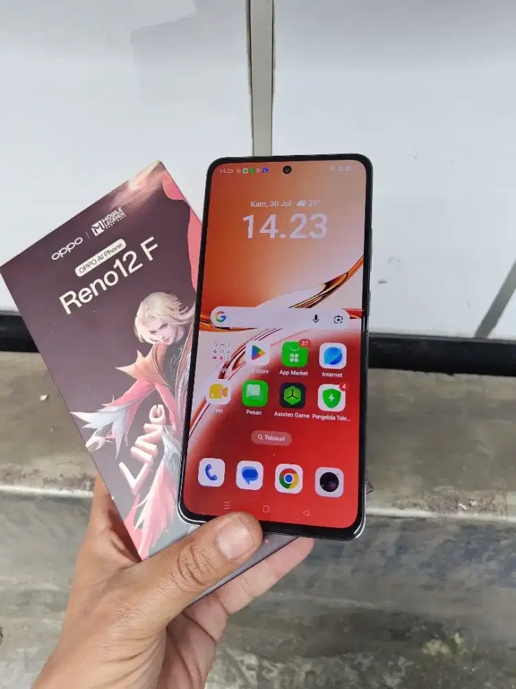 Oppo Reno 12f 8/256 resmi Indonesia
