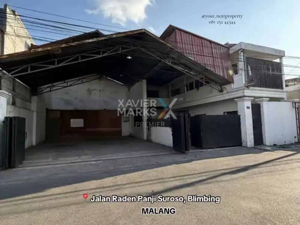 Gudang Lokasi Strategis Di Dekat Poros Jalan Raden Panji Suroso, Blimbing Kota Malang