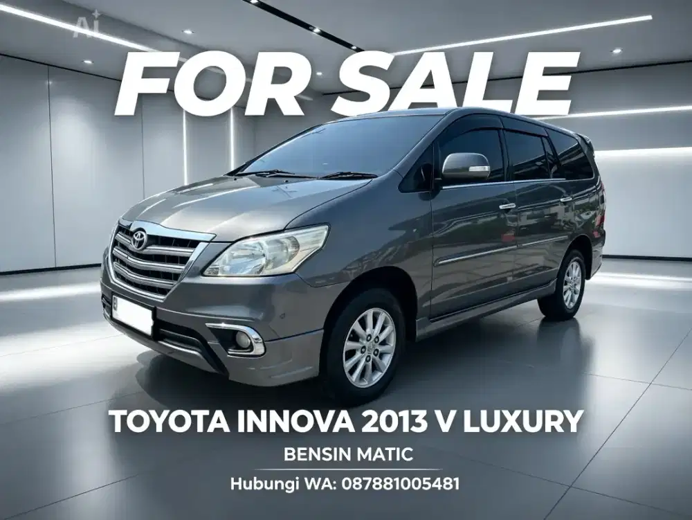 TOYOTA INNOVA 2013 V LUXURY BENSIN AT