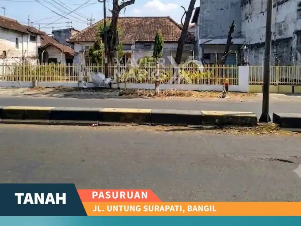 Tanah Dan Bangunan Di Jalan Untung Suropati, Bangil