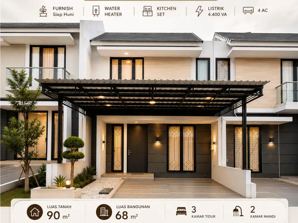 Dijual Rumah Cantik Nyaman Full Furnished Siap Huni