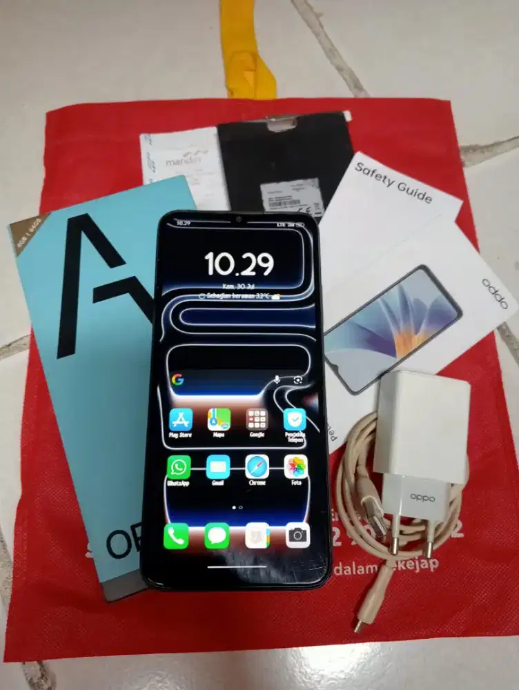 Oppo A17  4+4/64 Fullset beli dari baru