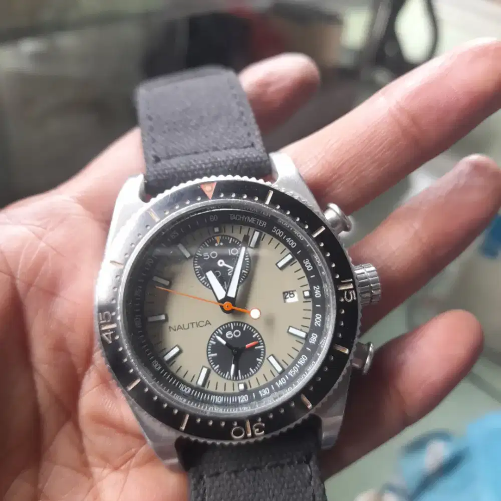 Jam nautica chronograph original
