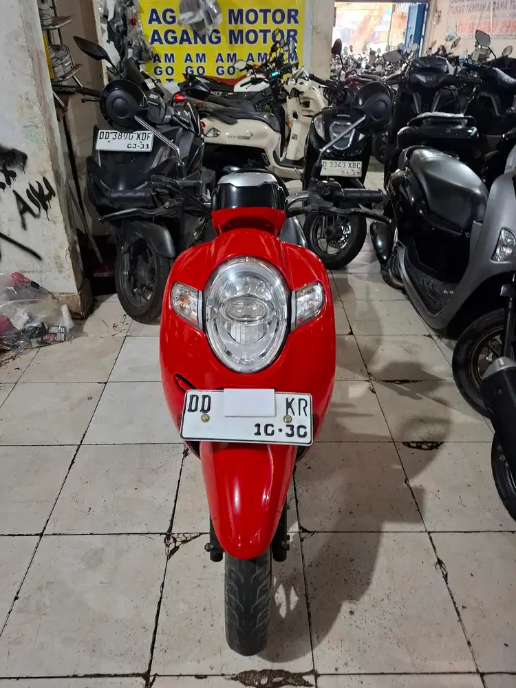 Honda Scoopy 110cc 2020 Merah Hitam