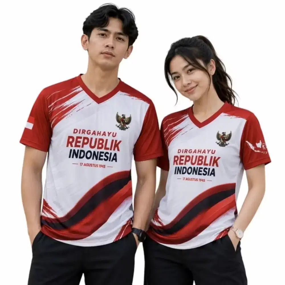 Kaos jersey kemerdekaan indonesia