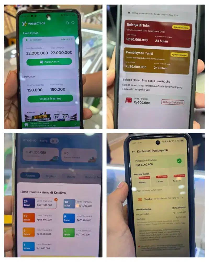 CASH KREDIT HP ANDORID DAN IPHONE