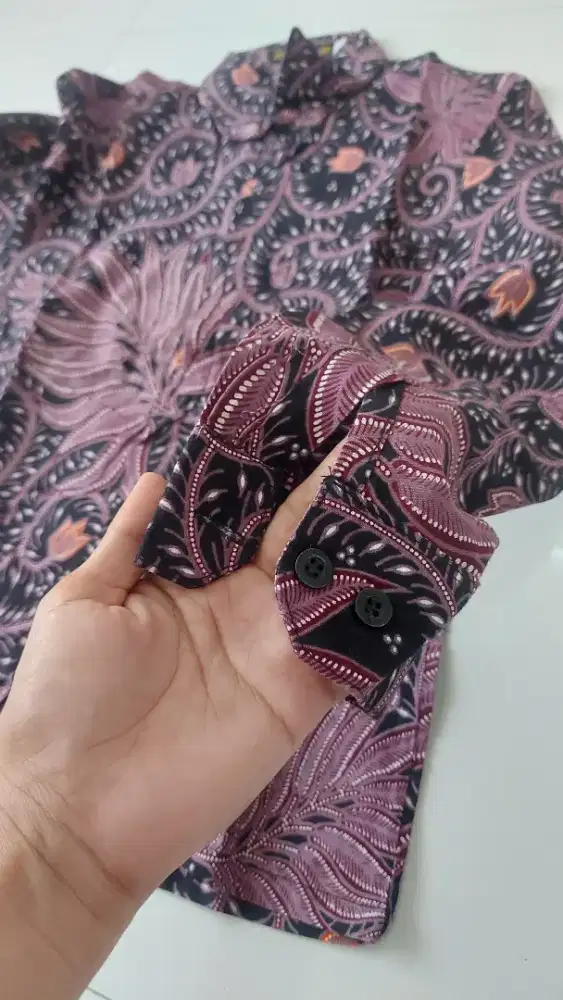 Batik anak lengan panjang