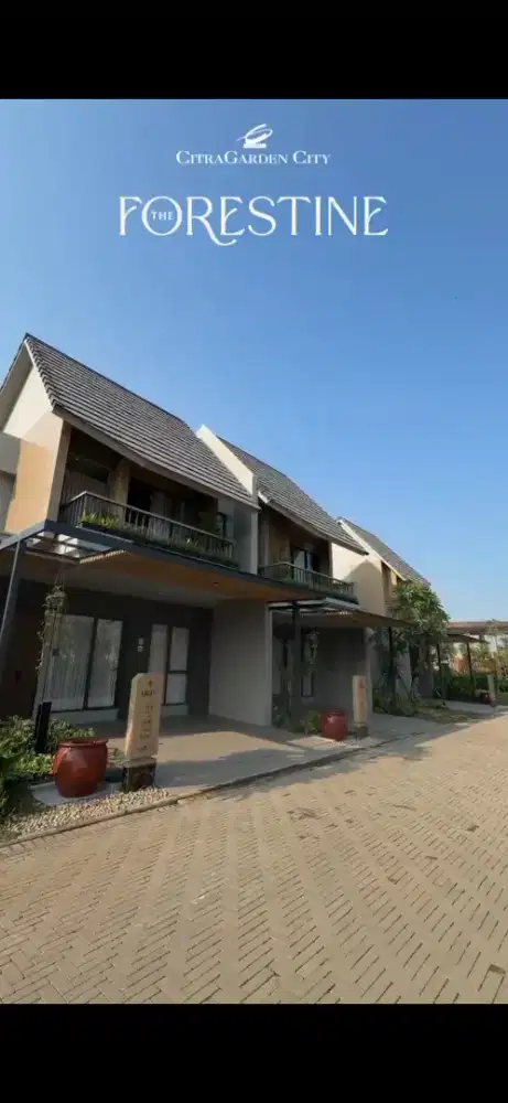 DIJUAL RUMAH THE FORESTINE JAKBAR  FREE PPN 2026  VIEW TAMAN/KOLAM