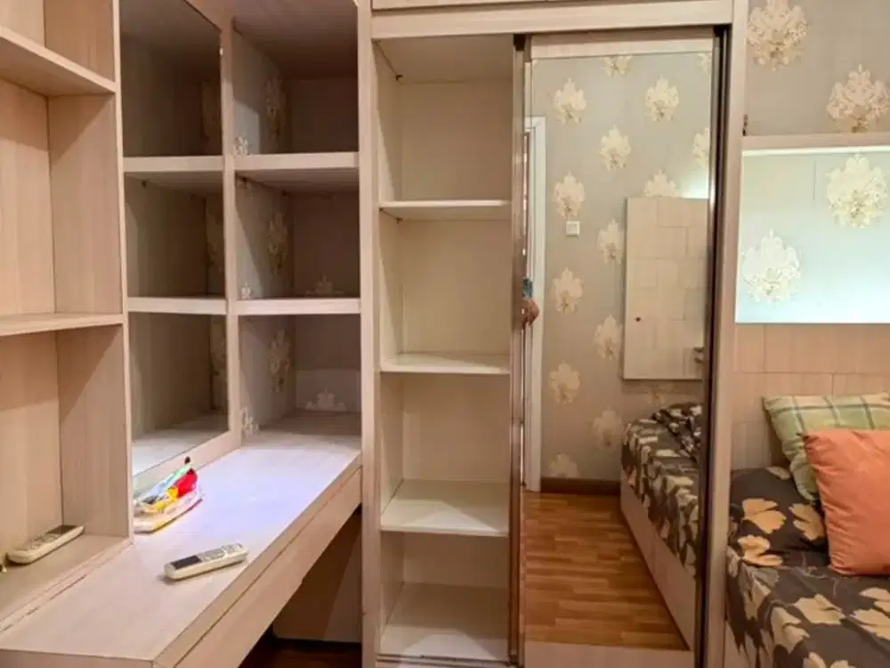 APARTEMEN GREEN PRAMUKA CITY 2 KAMAR FULL FURNISHED BULANAN INCLUDE MAINTANCE TOWER BOUGENVILLE