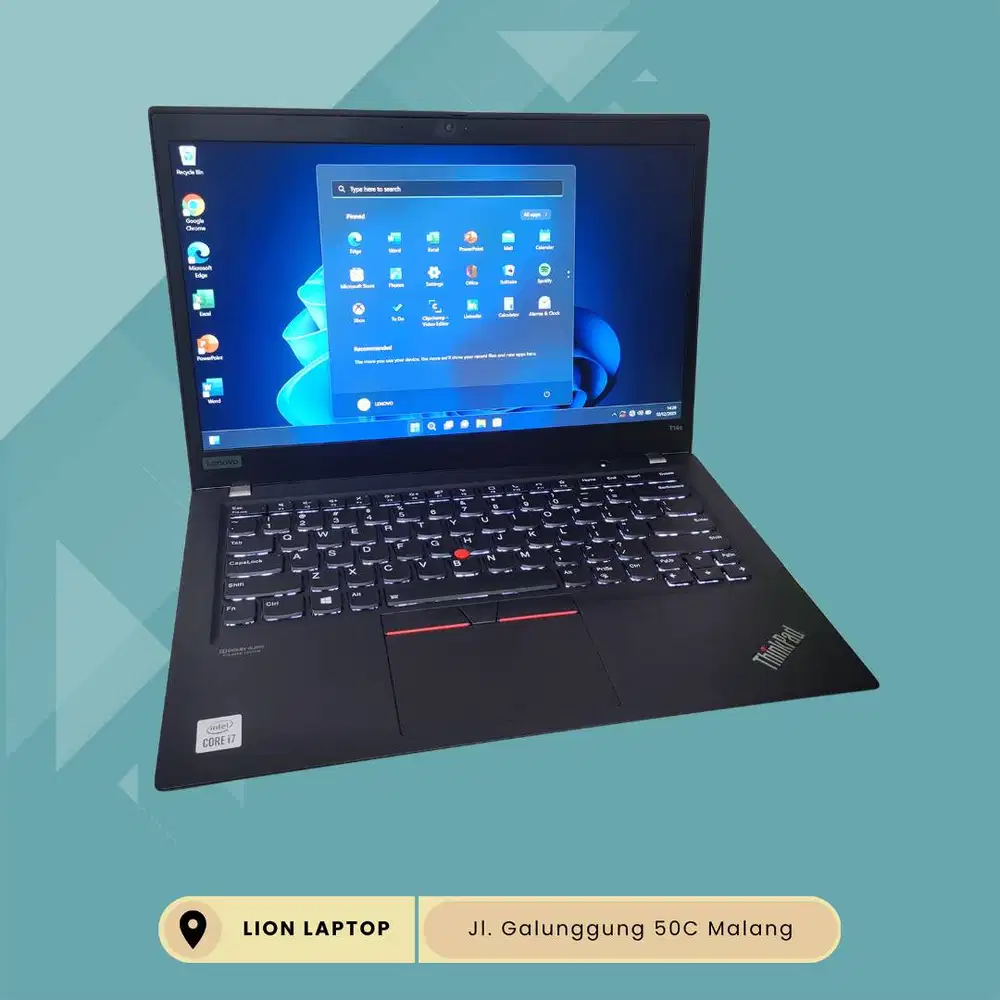 RAM 16GB Core i7 Gen 10 Slim SSD 256GB Lenovo Thinkpad T14S [30|07]