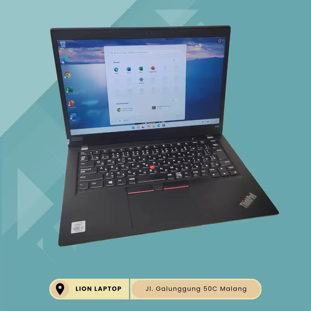 i5 GEN 10 Murah RAM 8GB Lenovo Thinkpad X390 [30|07]