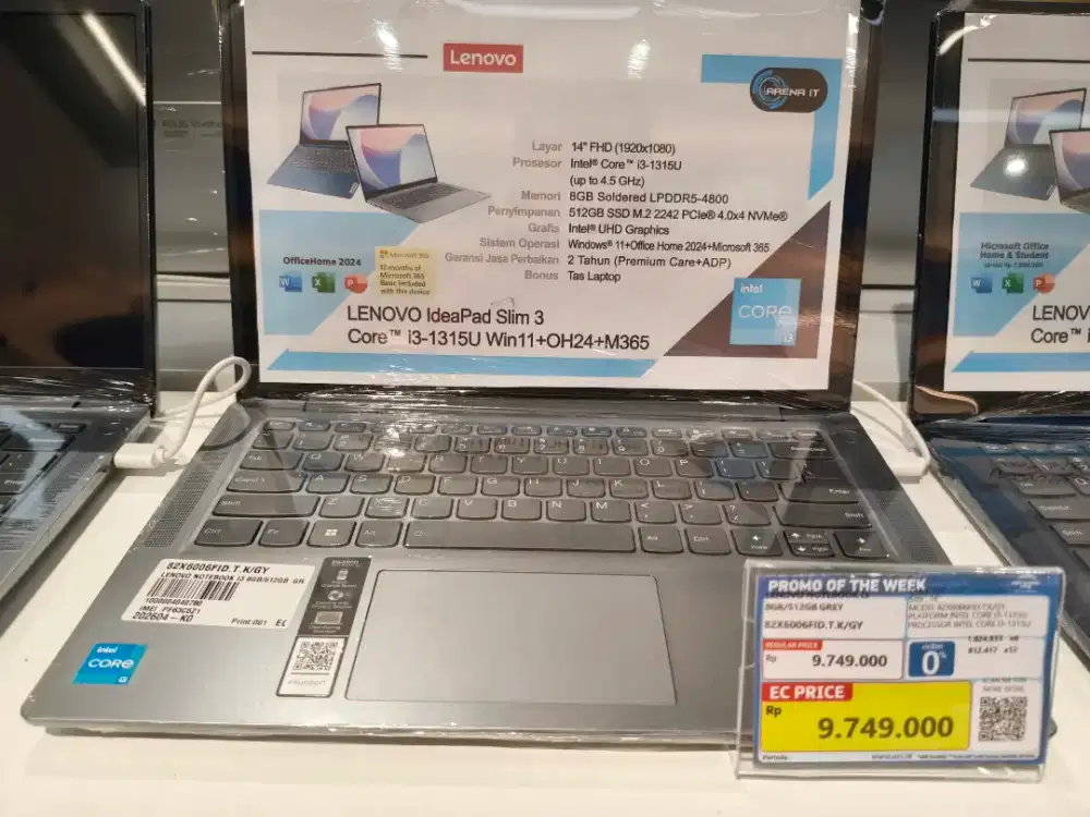 Cicilan Lenovo Notebook i3 8 512
