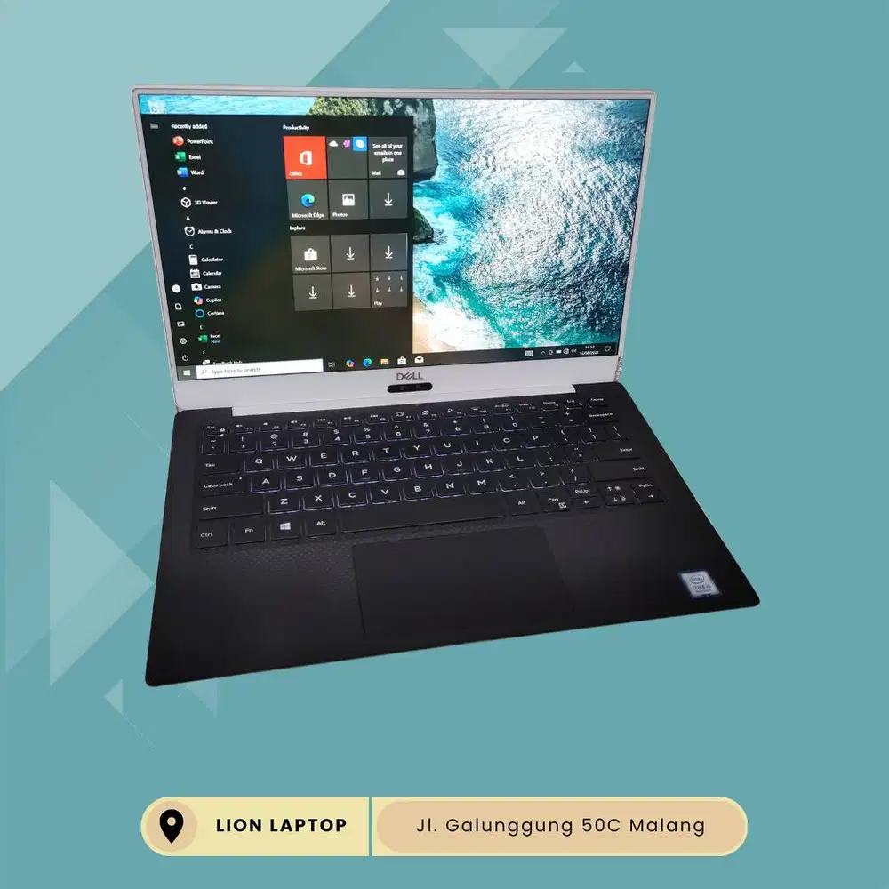 Slim & Ringan Core i5 RAM 8 SSD 256 DELL XPS 13 9370 [30|07]