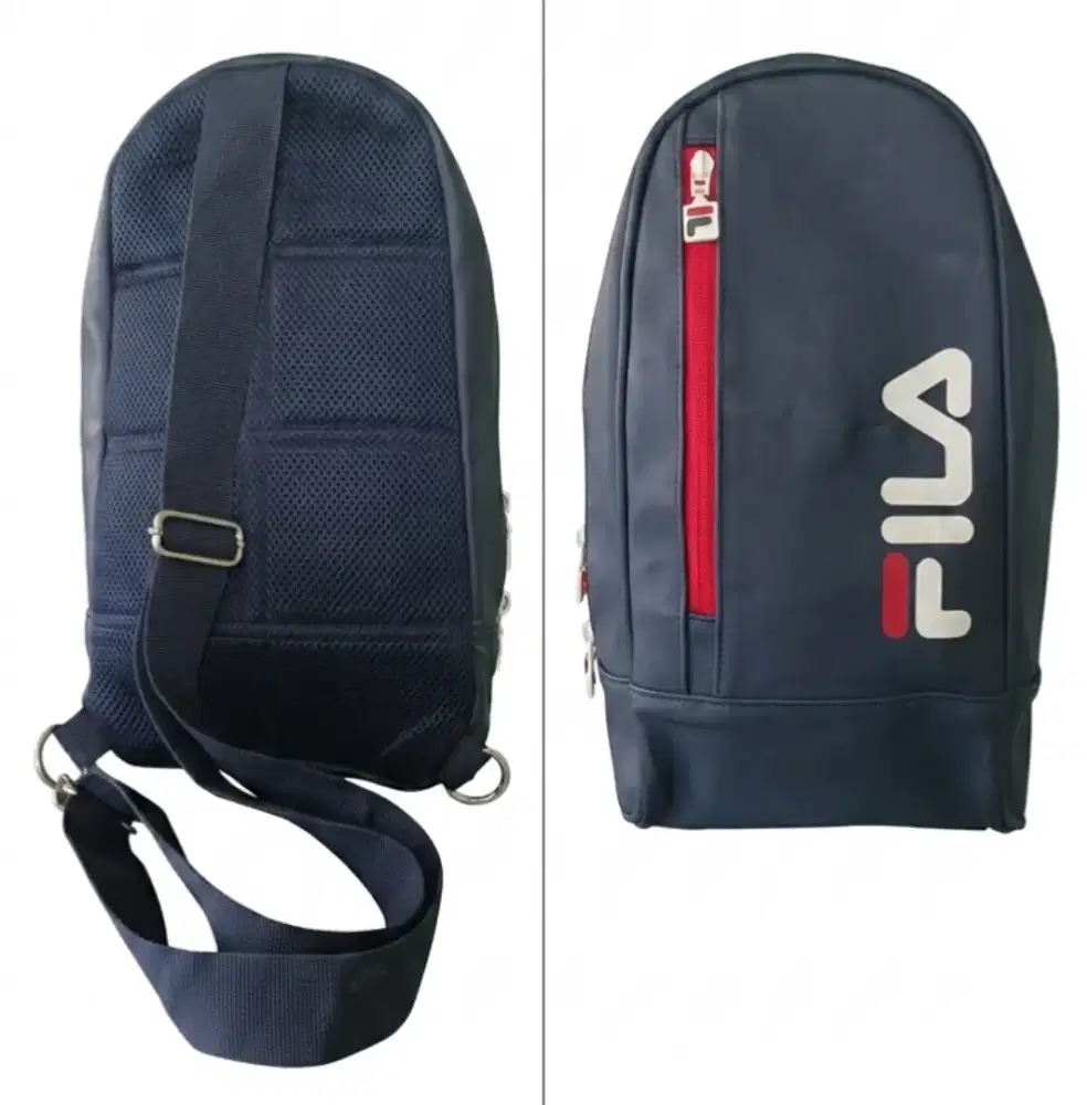Sling bag tas slempang crosbody fila orginal 100% bahan karet langka