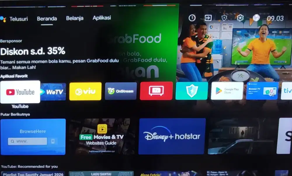 Jual Smart TV TCL 43 Inch