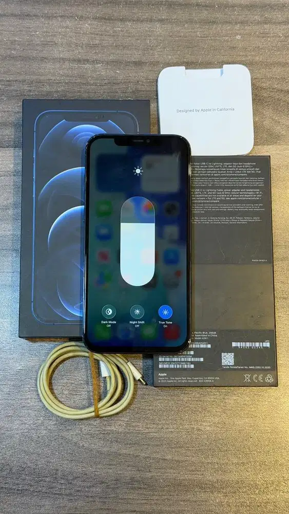 Iphone 12 Promax 256GB Pasific Blue Resmi IBOX