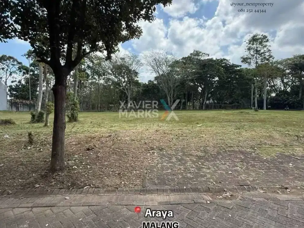 Tanah Kavling Long View Golf Di Boulevard Cluster Kota Araya Malang