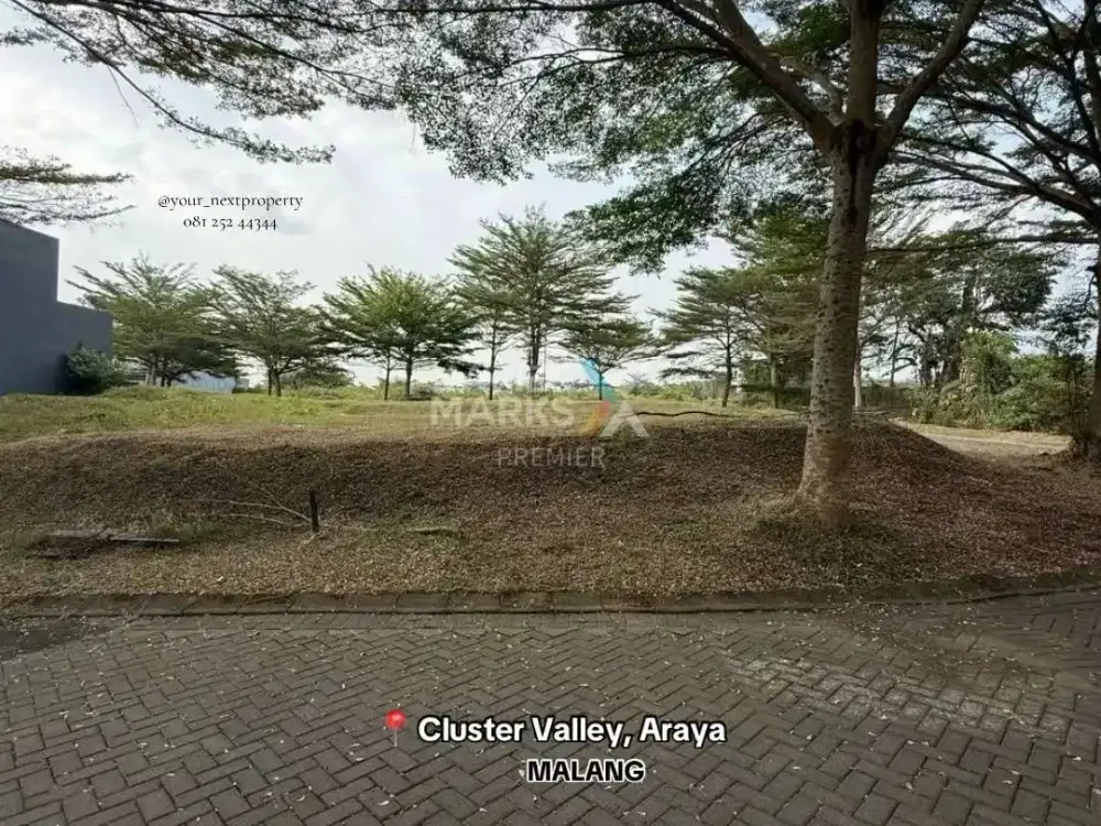 Tanah Kavling Siap Bangun Di Cluster Valley The Araya Malang