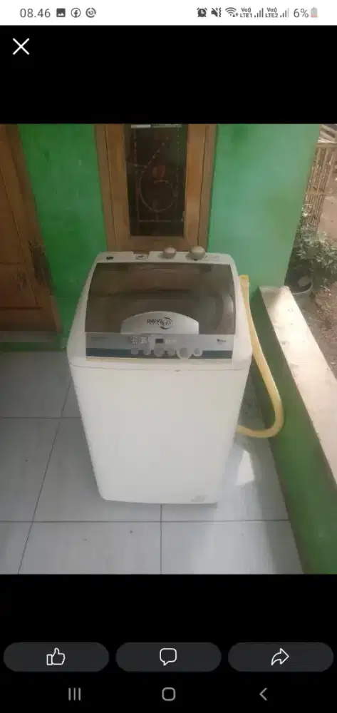 Jual mesin cuci merk panfila kpsitas 8kg udah dimanualin