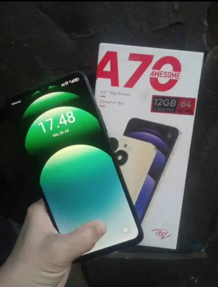 Itel A70 4+4/64 mulus, full set