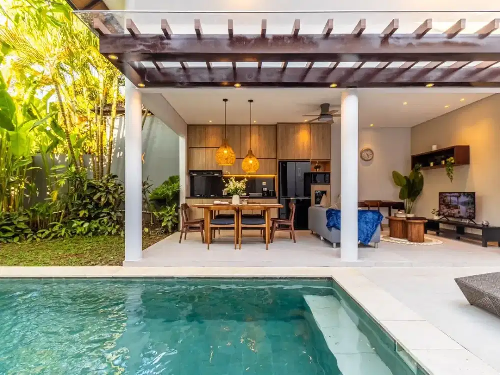VILLA MODERN 2 BR FULL FURNISHED DI UMALAS SEMINYAK - Thumbnail 3