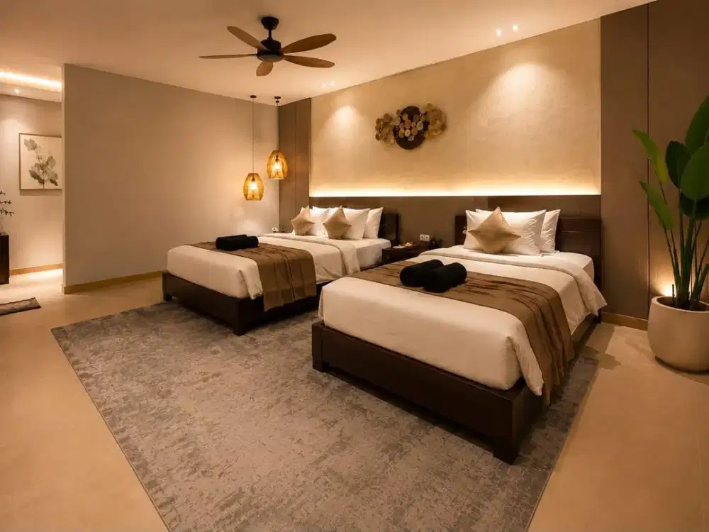 VILLA MODERN 2 BR FULL FURNISHED DI UMALAS SEMINYAK - Thumbnail 5