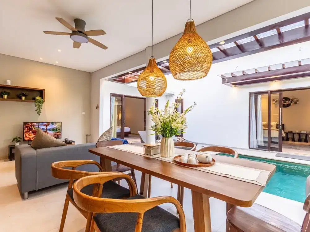 VILLA MODERN 2 BR FULL FURNISHED DI UMALAS SEMINYAK - Thumbnail 2