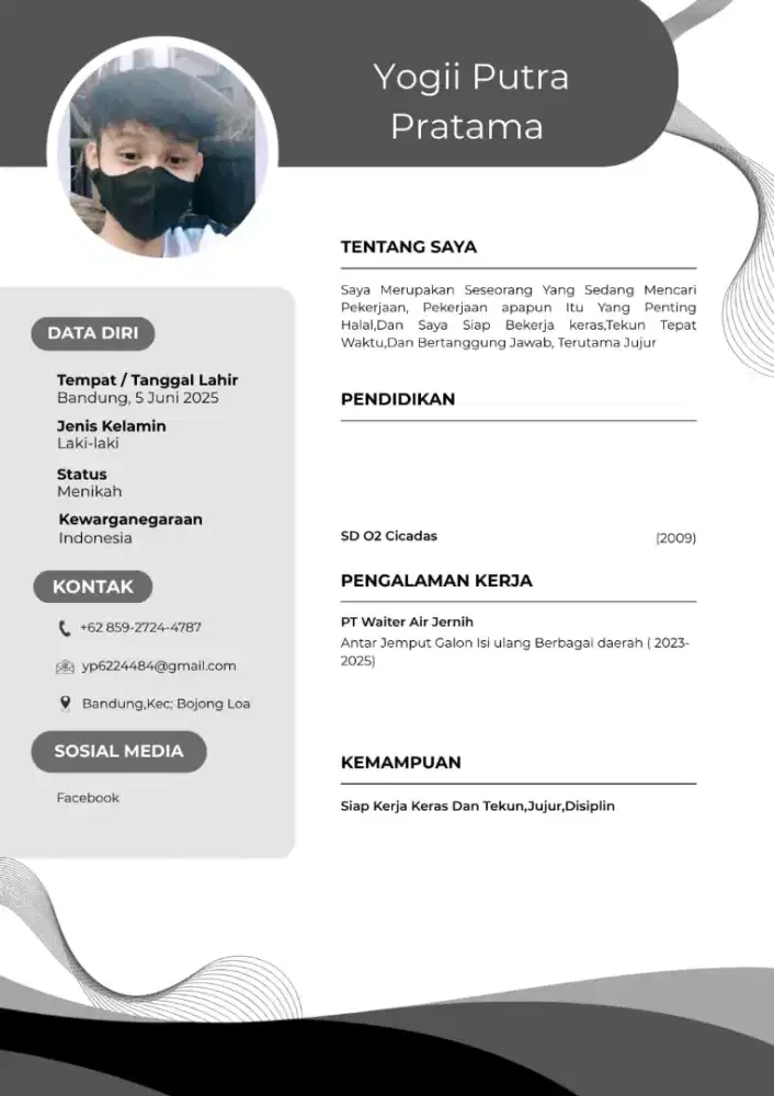 Sedang mencari pekerjaan