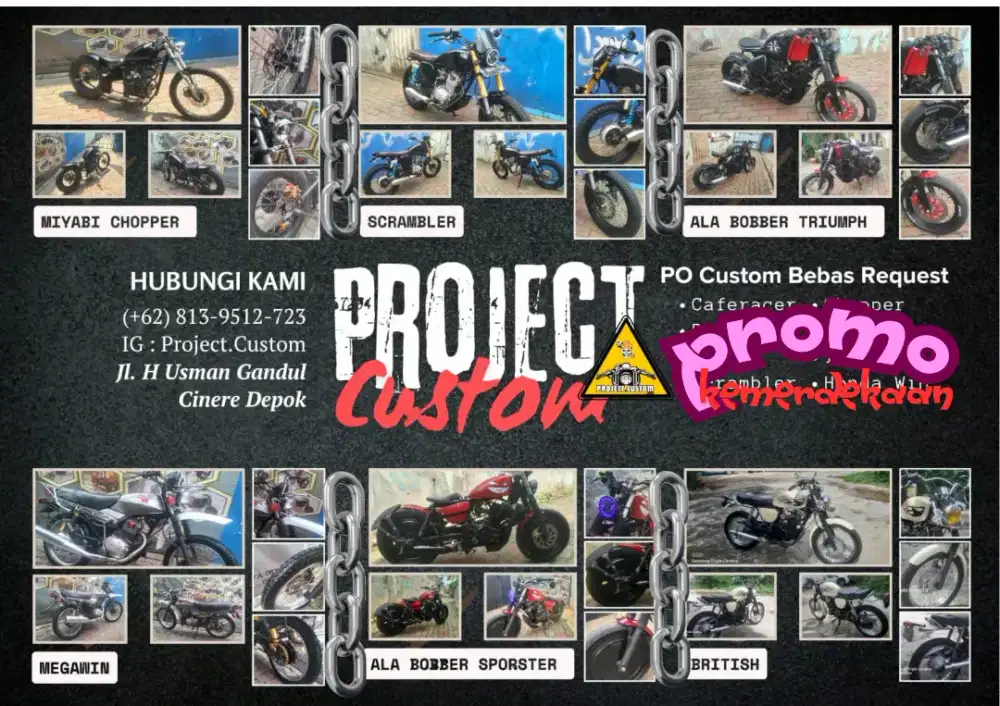 Motor custom bebas request