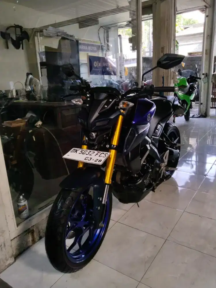 Dp 2.200 Yamaha mt 15 thn 2023 cash. Bali dharma motor