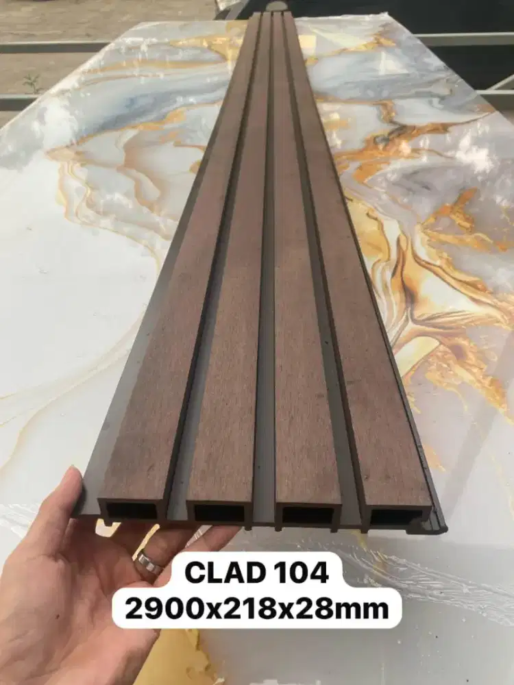 WPC Outdoor | Wall Panel Dinding anti rayap Fluted Wall Panel Premium