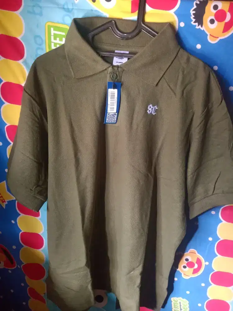 Tshirt Polo Green Army Sz Xl