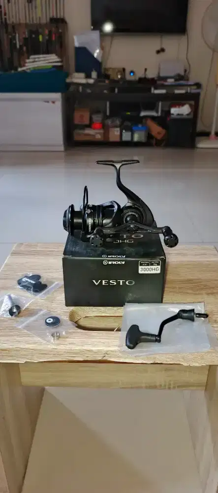 Reel IROLY VESTO 3000 HG kondisi BARU GRES