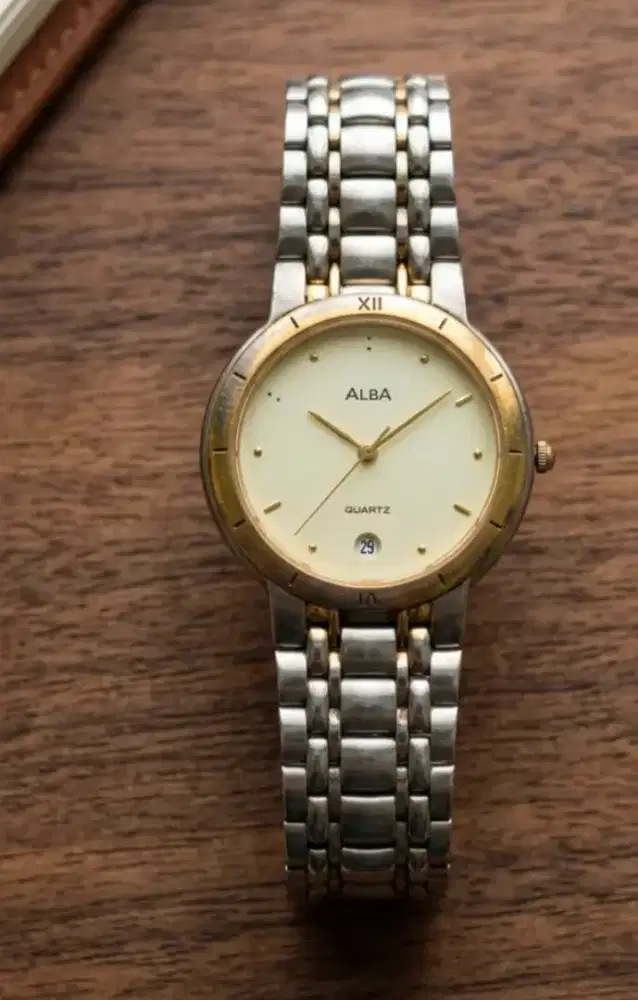 Jam tangan alba two tone