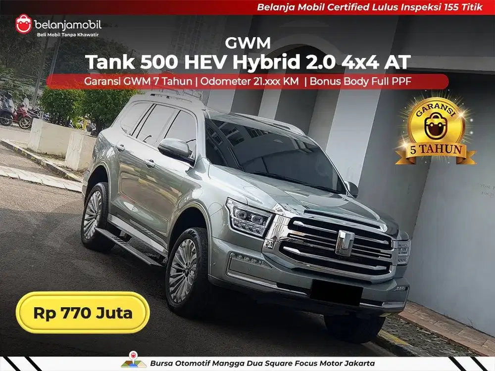 [ 4x4 ] GWM Tank 500 HEV Hybrid 2.0 AWD AT 2024/2025