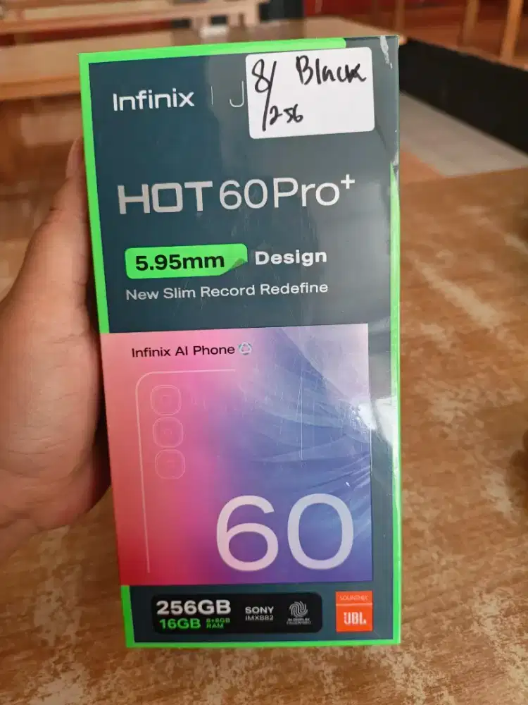 Infinix hot 60 pro+ 8/256 black
