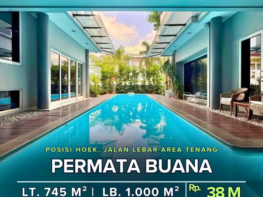 FOR SALE PERMATA BUANA -
JAKARTA BARAT
POSISI HOOK, JALAN LEBAR, AREA TENANG