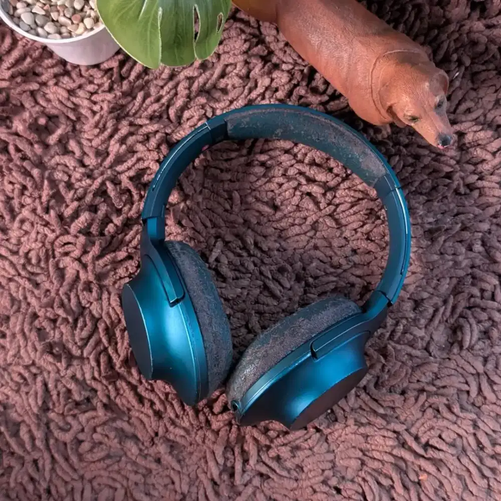 Headphone Headphones Headset From SONY MDR-100A Green