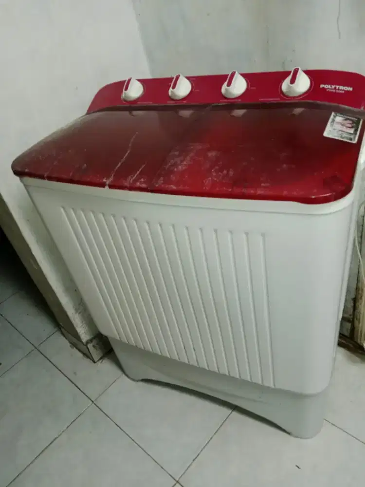 Mesin cuci 2 tabung merk polytron