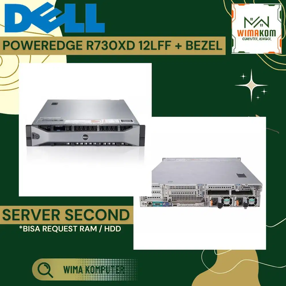 SERVER DELL R730XD 12 LFF 2x Xeon E5-2697V4 72 CORE RAM 32GB