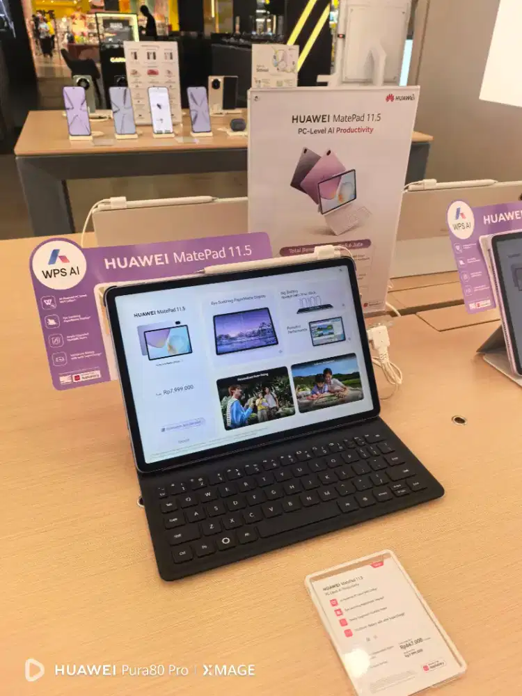 Huawei Matepad 11.5 New Gratis Keyboard, pen, 1 Tahun WPS AI