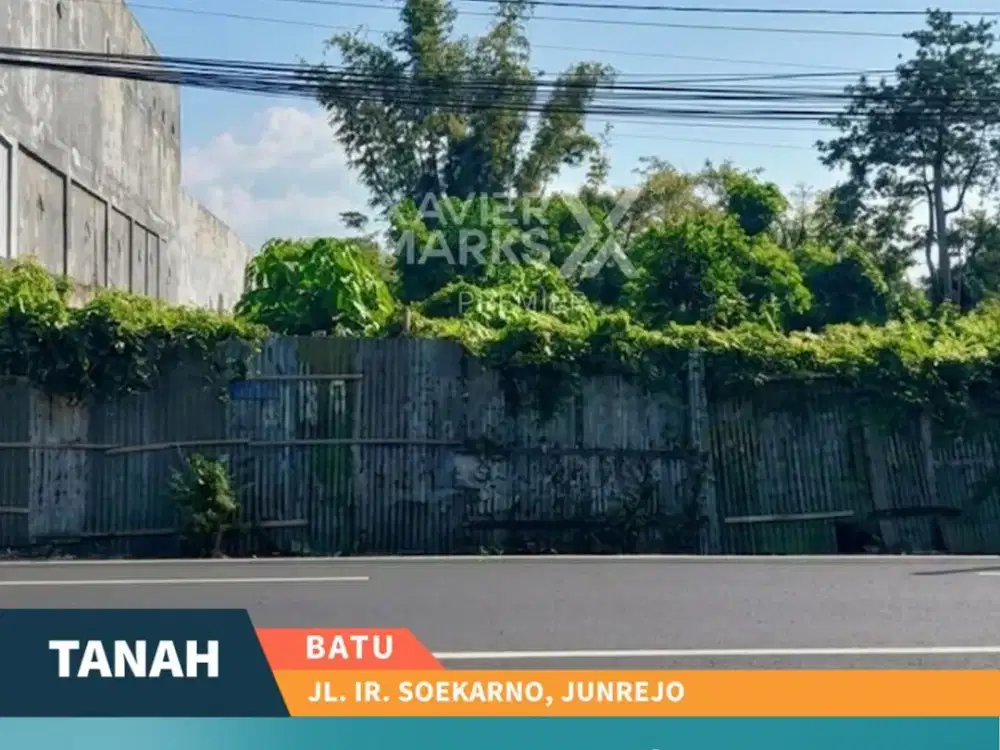 Tanah Strategis Di Jalan IR. Soekarno , Junrejo Kota Batu