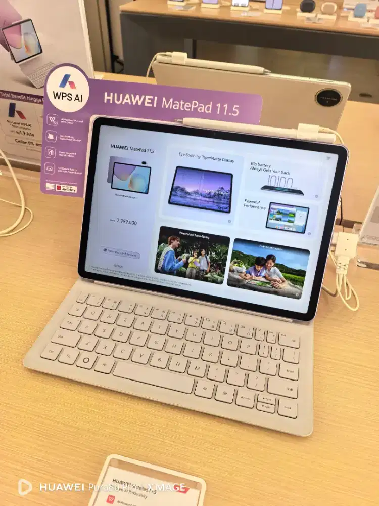 Huawei Matepad 11.5 gratis Keyboard Pen 1 tahun WPS AI