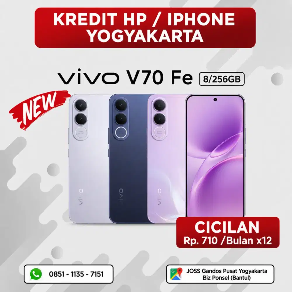 PROMO KREDIT HP VIVO V70 FE 8/256GB TANPA DP